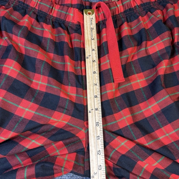 Disney Store Men's Red Black Green Pajama Pants Fleece Sleepwear Lounge 2XL - Picture 6 of 7
